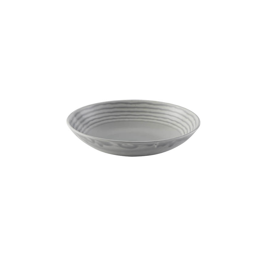 Dudson Harvest Norse Vitrified Porcelain Grey Round Coupe Bowl 24.8cm 113.6cl 40oz