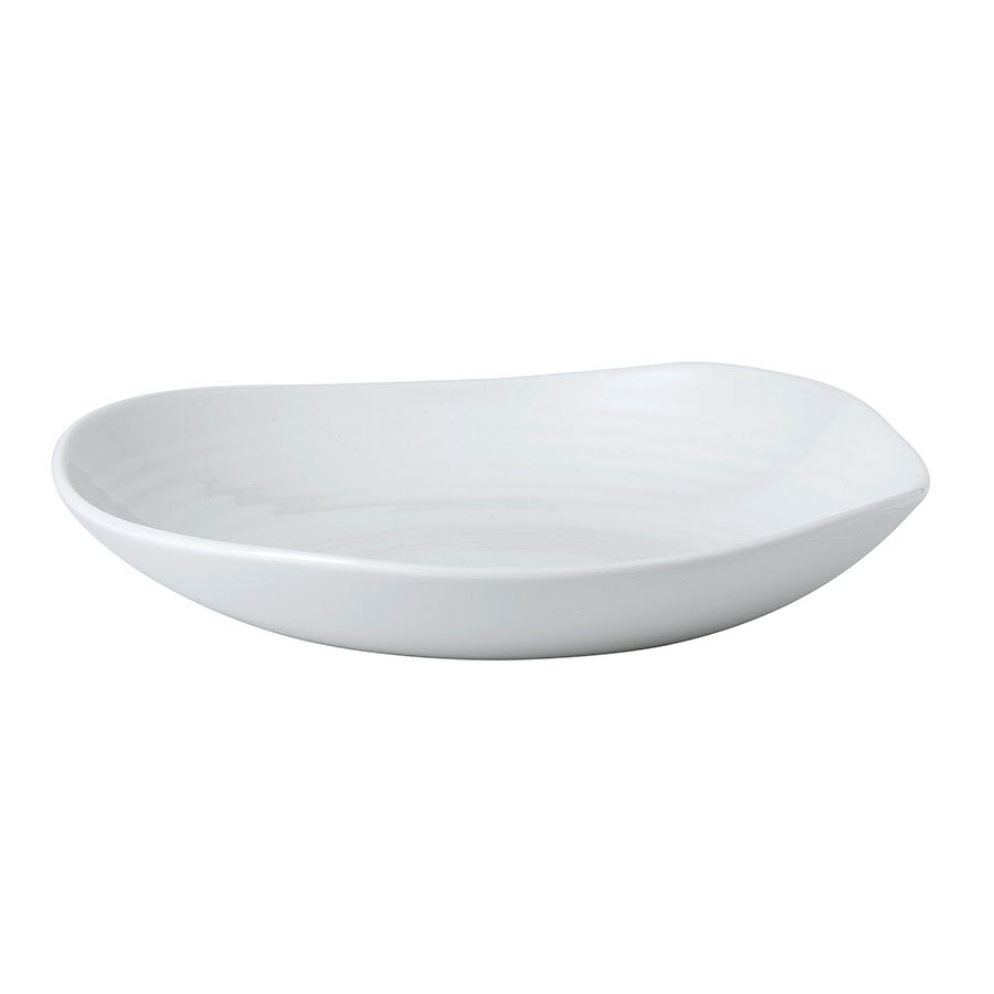 Dudson Vitrified Porcelain White Wobbly Bowl 29.5cm 150cl 52.7oz