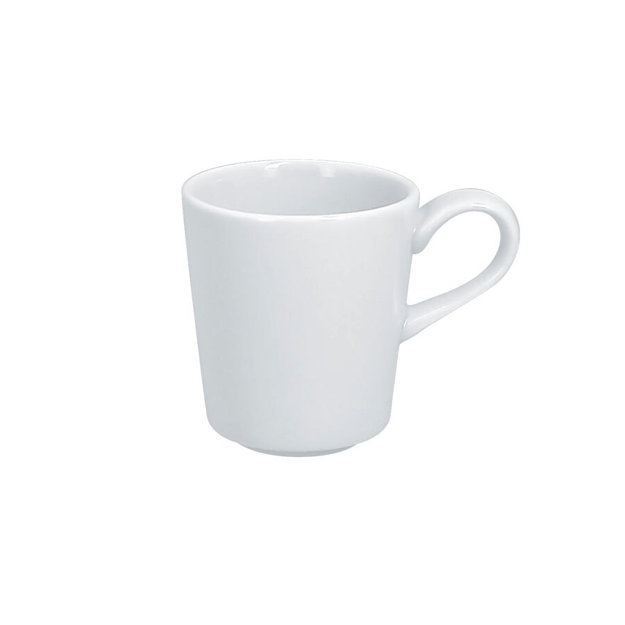 Rak Access Vitrified Porcelain White Stacking Espresso Cup 9cl