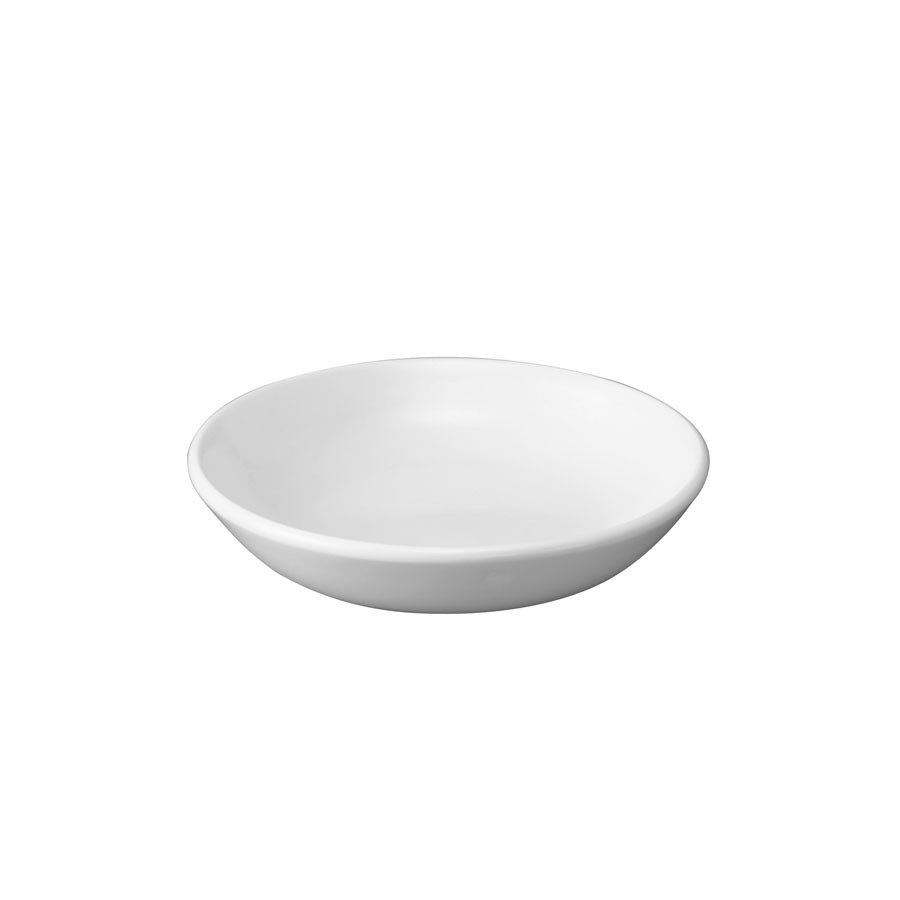 Churchill Whiteware Vitrified Porcelain Round Butter Dish 10cm