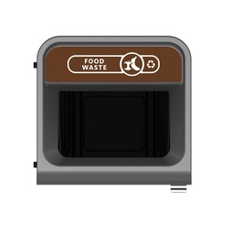 Rubbermaid Recycling Station 87L Brown Food Waste