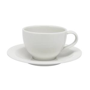 Elia Miravell Bone China White Round Espresso Cup Saucer 12.5cm