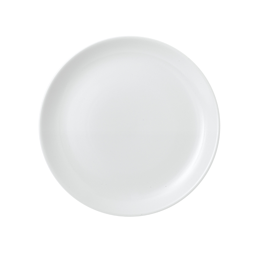 Churchill Vellum Vitrified Porcelain White Round Large Coupe Plate 28.8cm