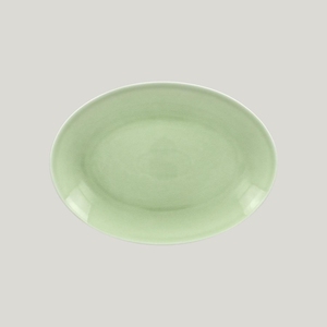 Vintage Oval Platter 32x23cm Green