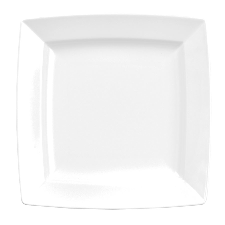 Energy Plate Square White 23.3 x 23.3cm