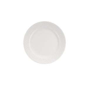Churchill Isla Vitrified Porcelain White Round Plate 17cm
