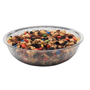 Cambro Camwear Polycarbonate Round Clear Pebbled Bowl 20.3cm 1.7 Litre