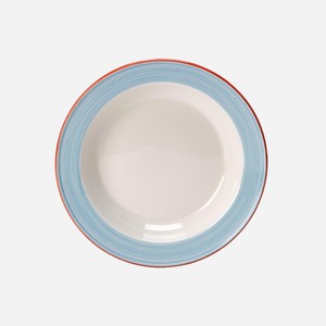 Steelite Rio Vitrified Porcelain Round Blue Soup Plate 21.5cm