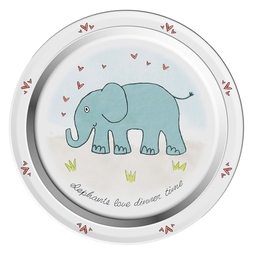 Elephant Baby Melamine Plate 215x20mm