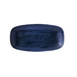 Churchill Stonecast Plume Vitrified Porcelain Ultramarine Oblong Platter 29.8x15.3cm
