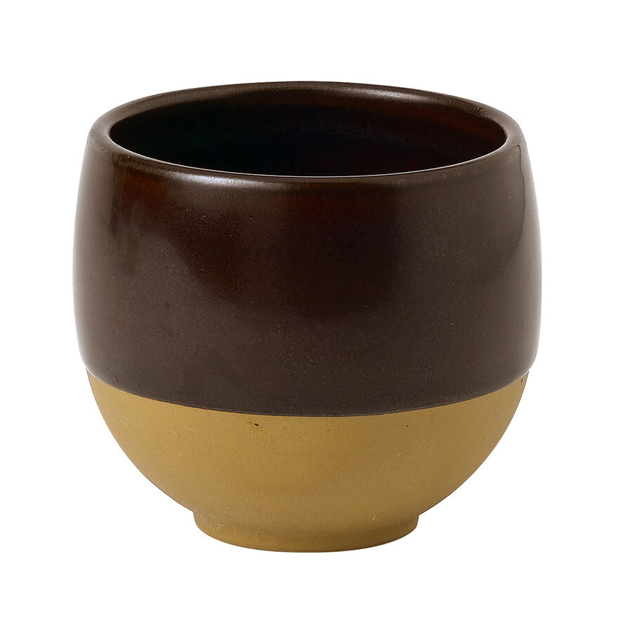 Churchil Emerge Vitrified Porcelain Cinnamon Brown Round Chip Mug 8.6x7.7cm 31.2cl 11oz