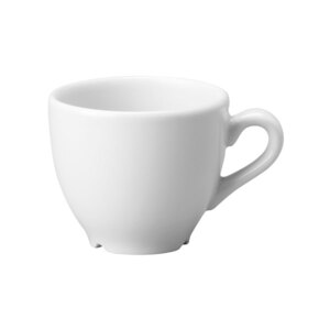 Churchill Café Vitrified Porcelain White Espresso Cup 10cl 3.5oz