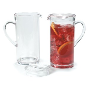 Carlisle Clear Round Polycarbonate Jug Without Lid 3pt 1.7Ltr