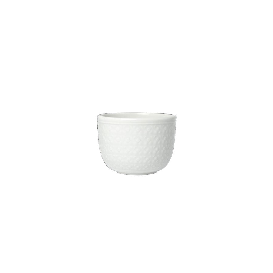 Steelite Bead Vitrified Porcelain White Sugar/Bouillon Cup 22.75cl