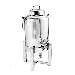 D.W. Haber Tower 18/10 Stainless Steel Milk Dispenser With Ice Sleeve 5.2 Litre