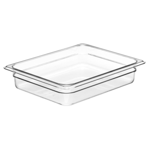 Cambro Gastronorm Container 1/2 Clear Polycarbonate 265x65mm