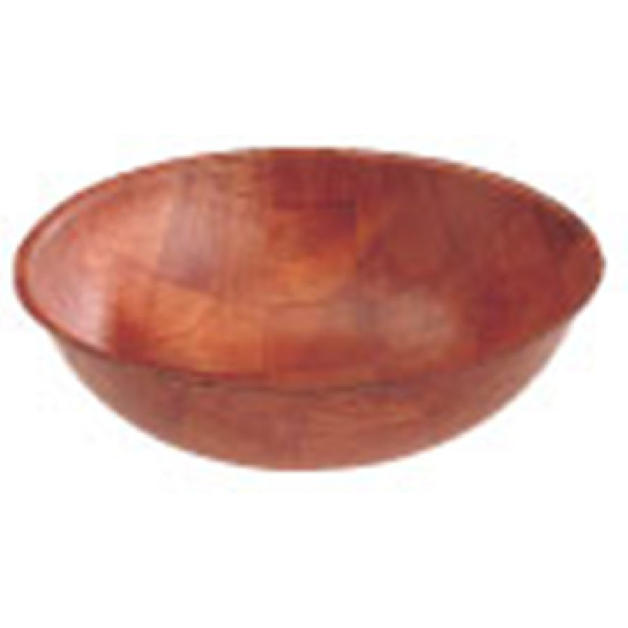 Bowl Brown Wooden Round 15cm