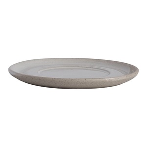 Off Grid Studio Gembrook White Stoneware Round Saucer 15.25cm