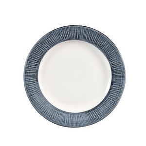 Churchill Bamboo Vitrified Porcelain Mist Round Plate 21cm 8 1/4 Inch