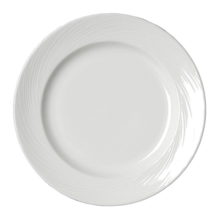 Steelite Spyro Vitrified Porcelain White Round Plate 23cm