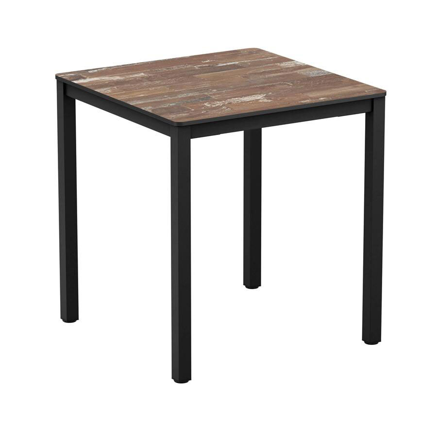 ZAP EXTREMA Table - Vintage Wood - 79cm x 79cm