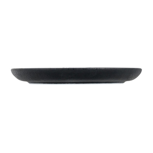 Artisan Onyx Vitrified Fine China Black Round Plate 17cm