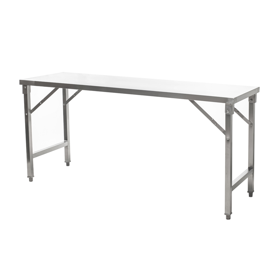Connecta Stainless Steel Folding Table 1800 x 600 x 800mm high
