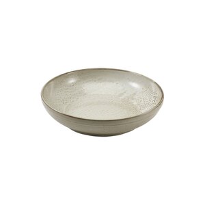 Genware Terra Porcelain Grey Round Coupe Bowl 27.5 Cm