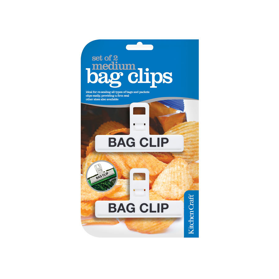 Bag Clips Medium Plastic 9cm 3.5in