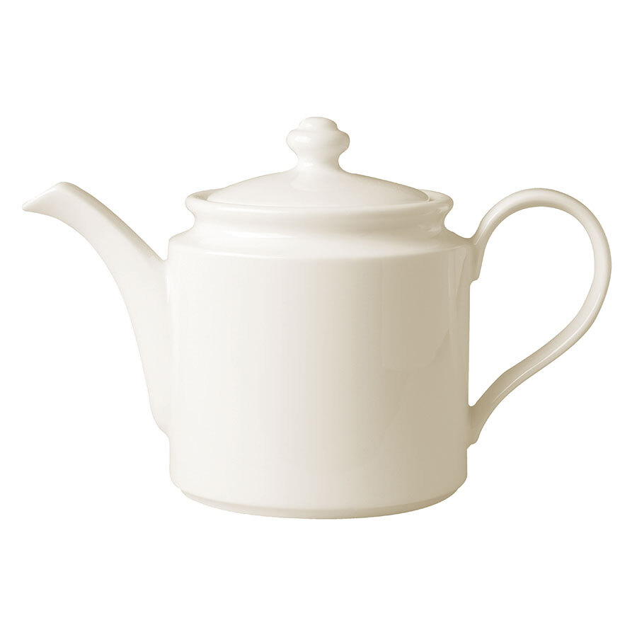 Rak Banquet Vitrified Porcelain White Teapot & Lid 100cl 33.8oz