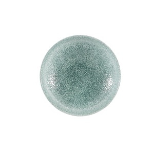 Churchill Studio Prints Raku Vitrified Porcelain Jade Green Round Coupe Bowl 18.2cm 15oz