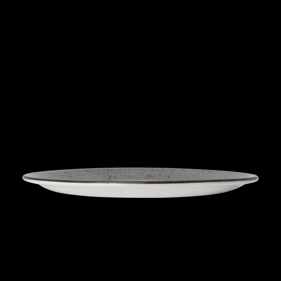 Steelite Urban Vitrified Porcelain Smoke Grey Round Coupe Plate 30cm