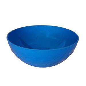 Harfield Polycarbonate Blue Round Large Salad Bowl 24cm