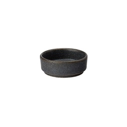 Murra Ash Black Walled Round Dip Pot 6cm
