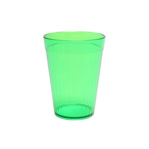 Harfield Polycarbonate Translucent Green Fluted Tumbler 7oz
