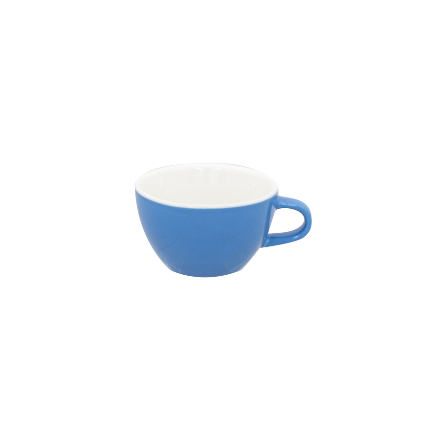 Superwhite Café Porcelain Sky Blue Bowl Shaped Cup 28.5cl 10oz