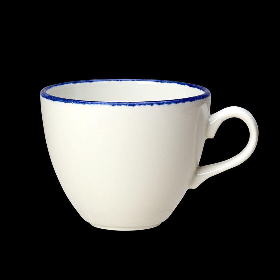 Steelite Blue Dapple Vitrified Porcelain Round Cup 8.5cl
