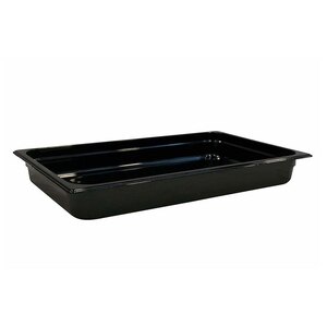 Rubbermaid Gastronorm Food Pan 1/1 65mm Black 530x325x65mm