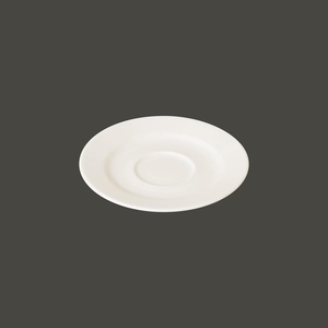 Rak Banquet Vitrified Porcelain White Saucer Cup 23cl