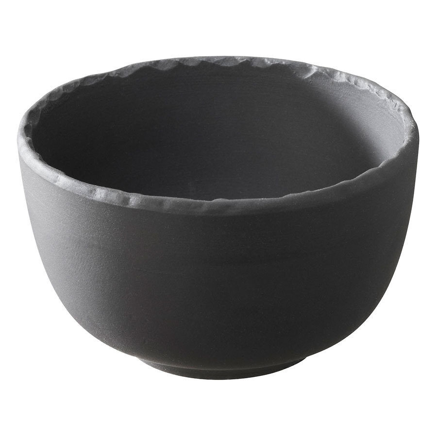 Revol Basalt Ceramic Black Round Mini Bowl 7.5cm 8cl