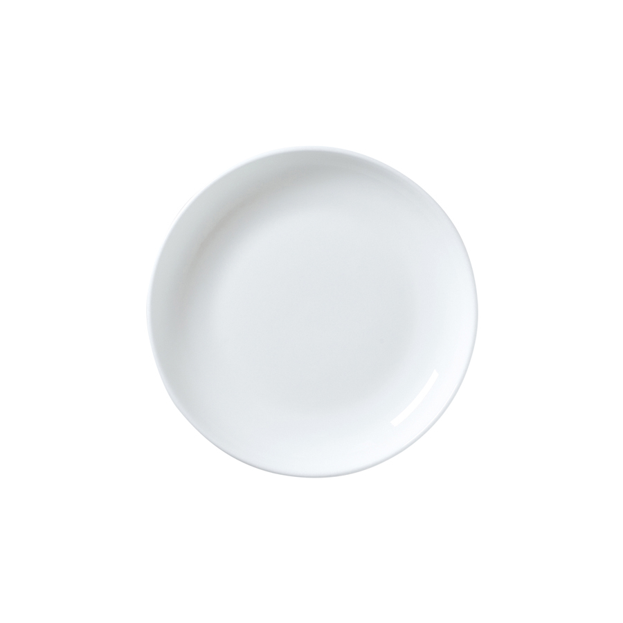 William Edwards Coupe White Bone China Round Butter Dish 11cm