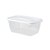 Whatmore BPA-Free Plastic 3.6L Rec Food Box & Lid Clear/Ice White