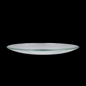 Steelite Willow Glass Round Clear Gourmet Coupe Plate 28cm