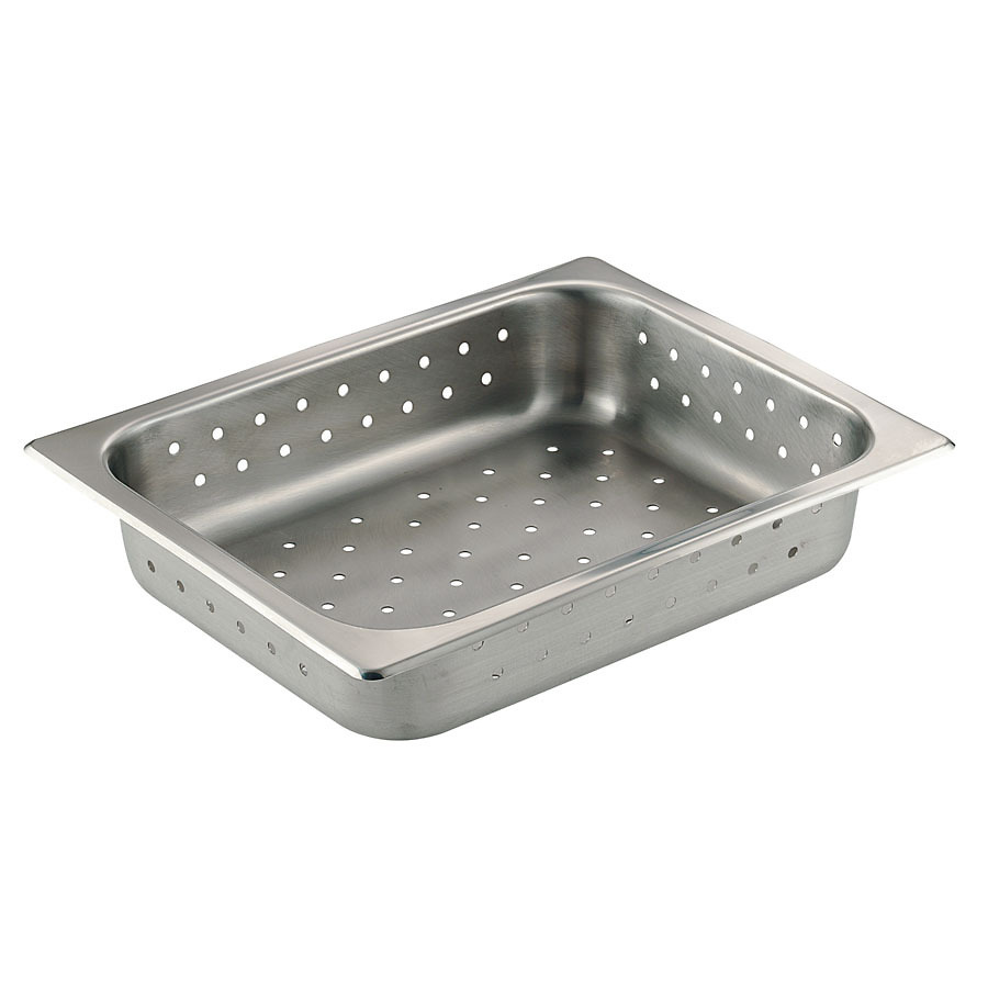 Prepara Gastronorm Perf Container 1/2 Stainless Steel 265x20mm