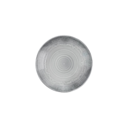 Dudson Harvest Flux Vitrified Porcelain Grey Organic Round Coupe Bowl 27.9cm 47.5oz