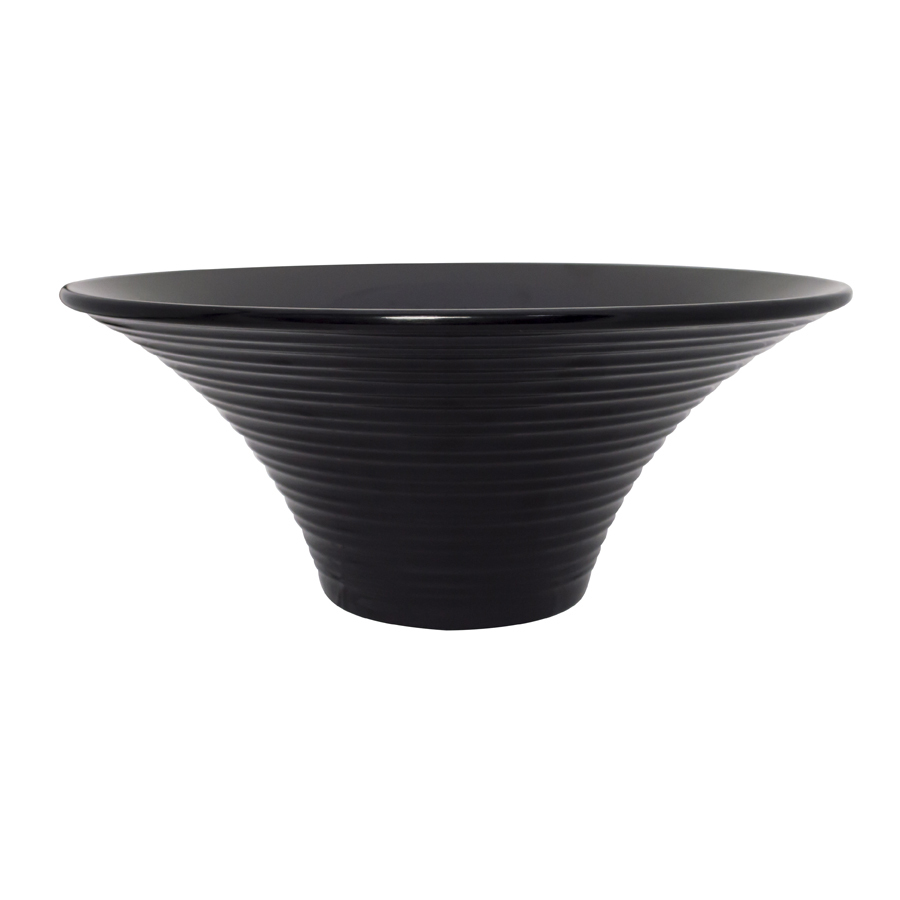 Mirage Oasis Flared Buffet Bowl 35cm - Noir Black