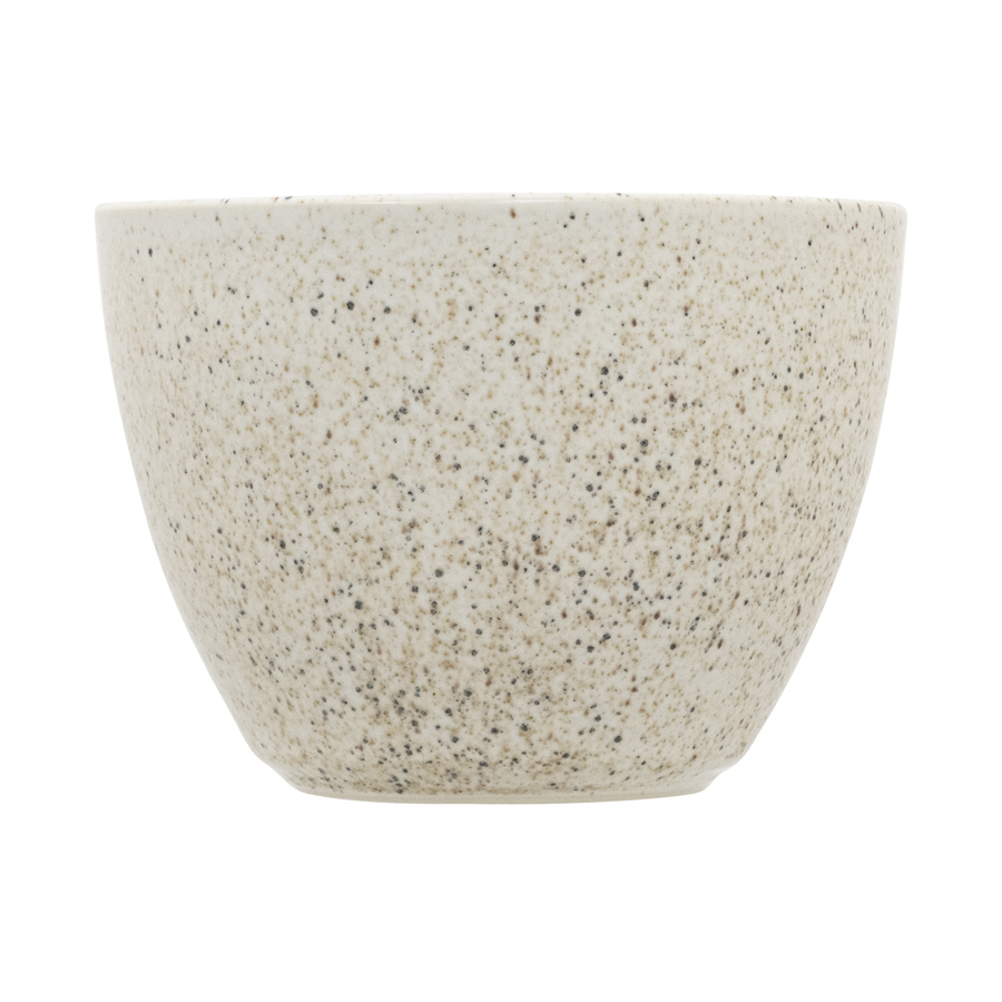 Artisan Shore Vitrified Stoneware Cream Round Chip Pot 14oz