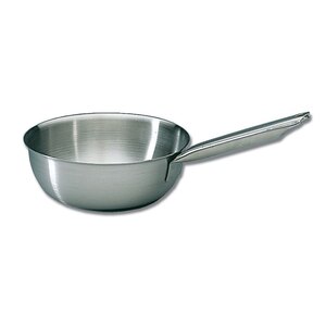 Matfer Bourgeat Tradition Saute Pan Heavy Duty Stainless Steel 24cm