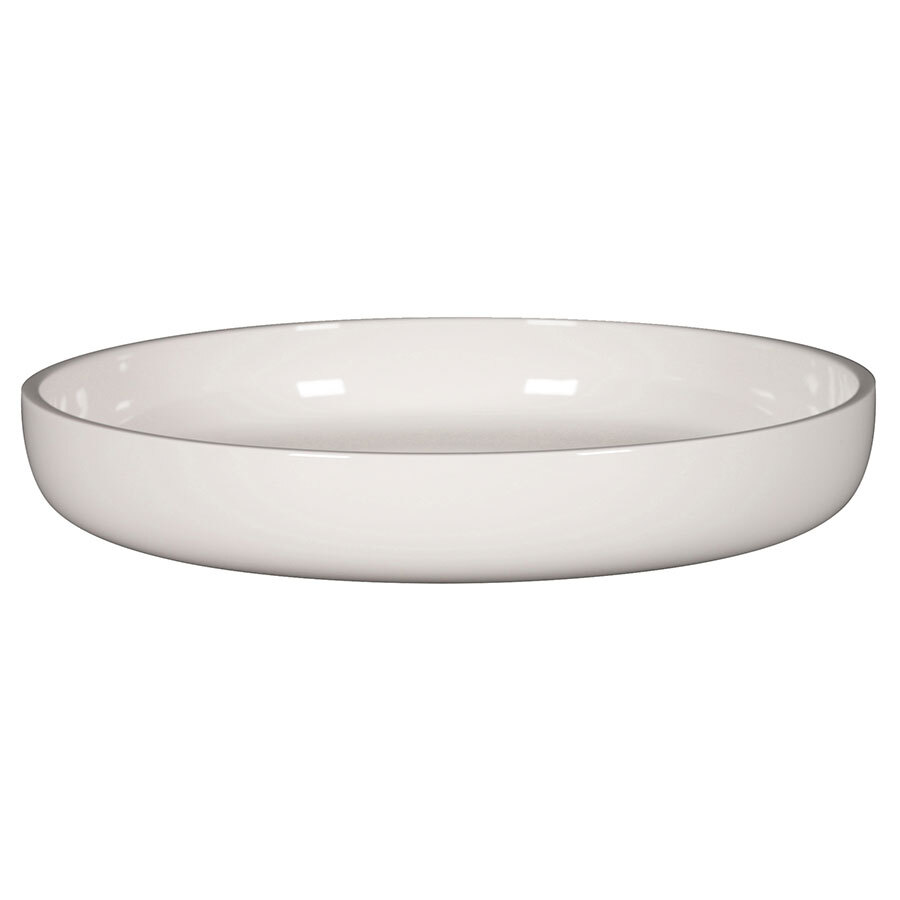 Rak Ease Vitrified Porcelain White Round Deep Plate 28cm 173cl