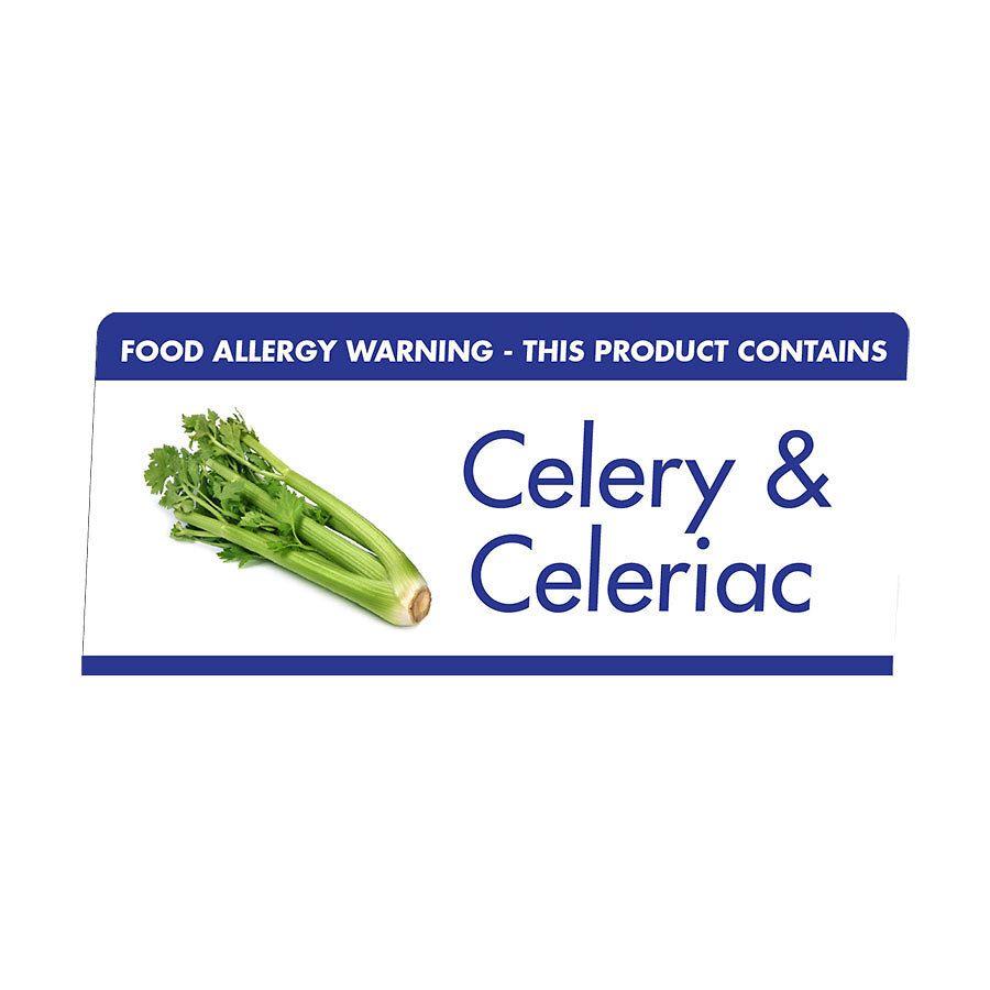 Allergen Buffet Notice Celery